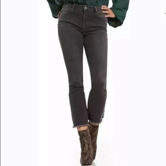 Free People Denim - Free People| Faded Black Frayed Hem Jeans NEW
